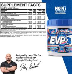 Evogen EVP 3D 528 gram, Sour Candy Flavor, 20 Serving