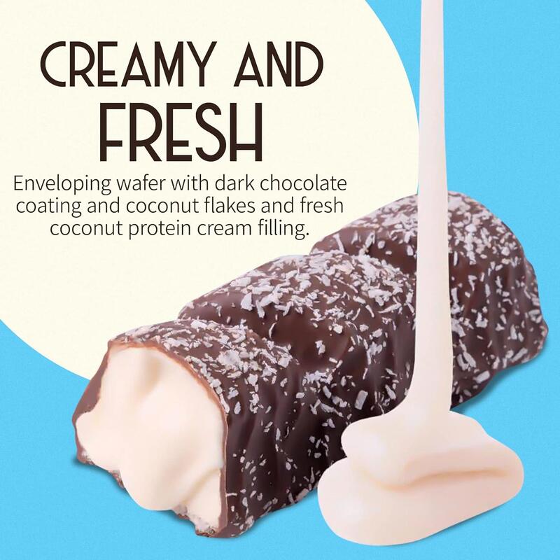 Wana Waffand Cream Dark Chocolate with Coconut Cream 43g