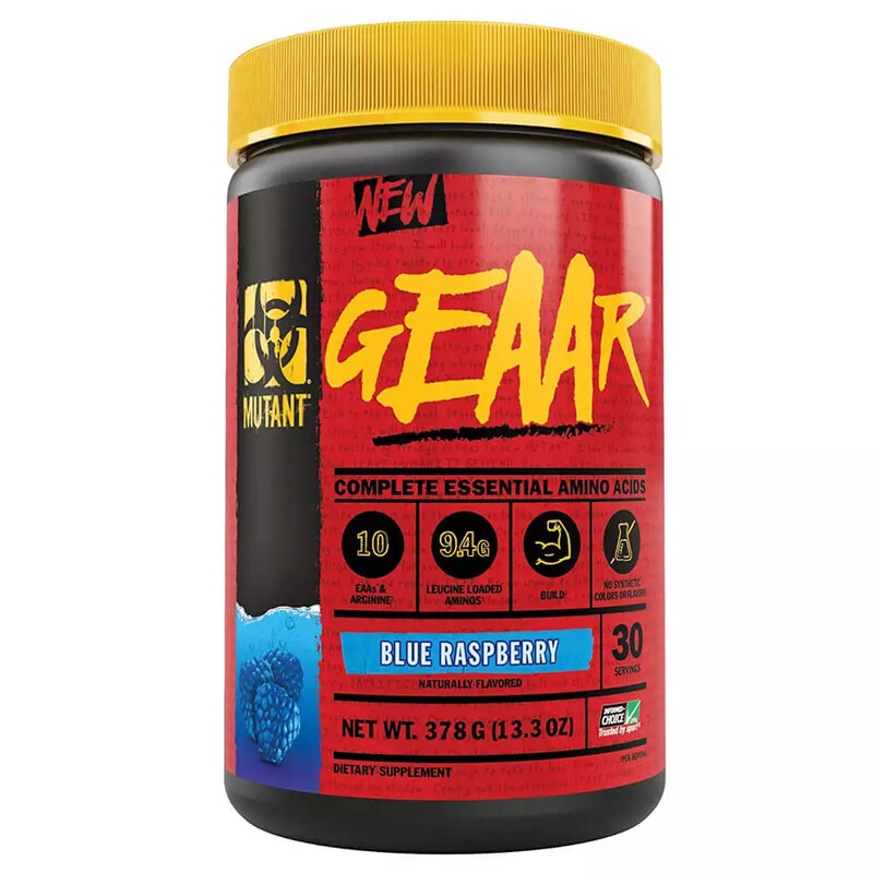 

Mutant Geaar Essential Amino Acids Supplement Blue Raspberry