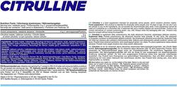 ALL NUTRITION Citrulline 33 Servings Apple Flavor 200g