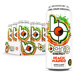 Bang Energy Drinks 473ml Peach Mango Pack of 12