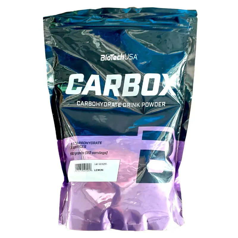 

Biotech USA BioTechUSA Carbox Carbohydrate Drink Powder 1000g Lemon 20 Serving