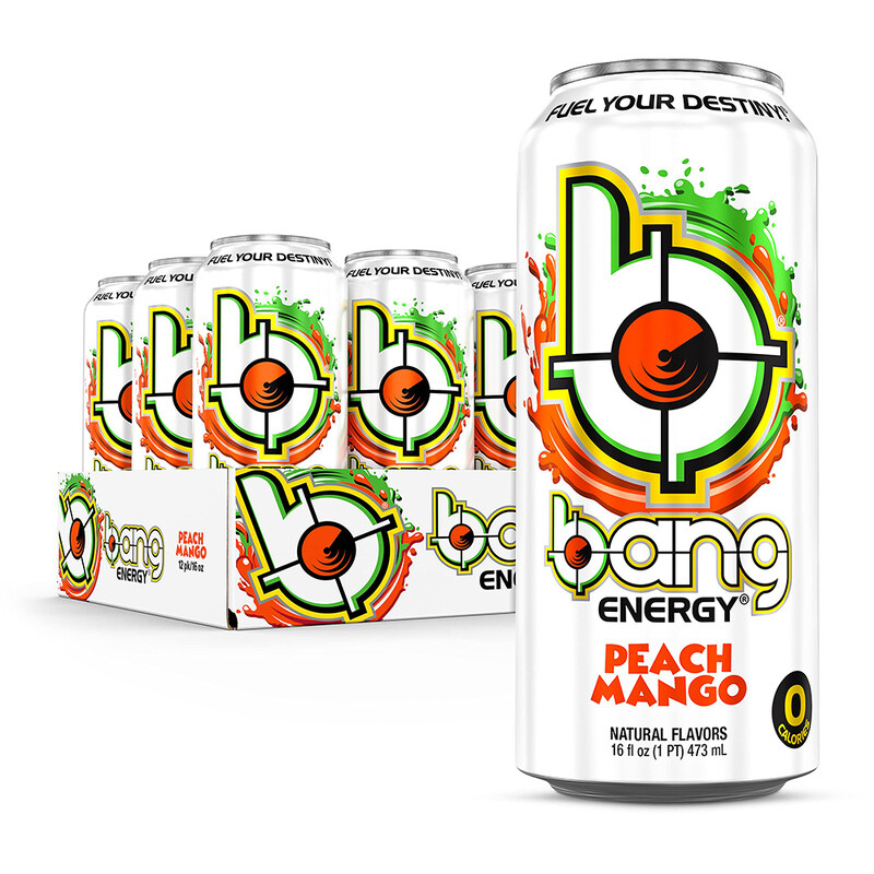 

Bang Energy Drinks 473ml Peach Mango Pack of 12