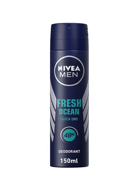 Nivea Fresh Ocean Deodorant Spray for Men, 150ml
