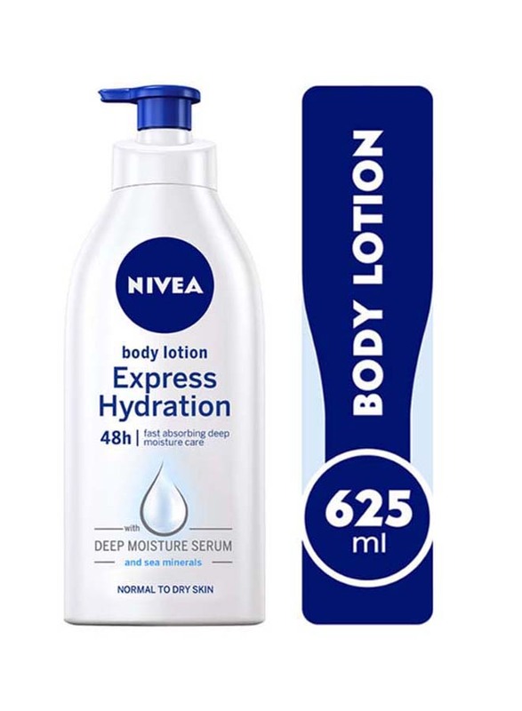 Nivea Express Hydration & Sea Minerals Body Lotion, 625ml