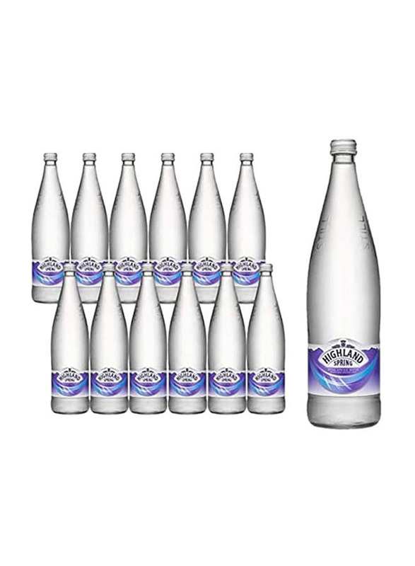 Highland Spring Water Bottle, 12 x 750ml