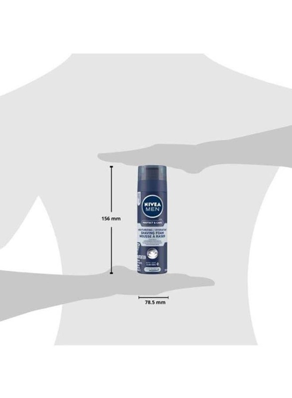 Nivea Men Protect & Care Shaving Foam, Blue, 200ml