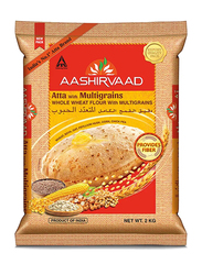 Aashirvaad Whole Wheat with Multigrains Flour, 2 Kg