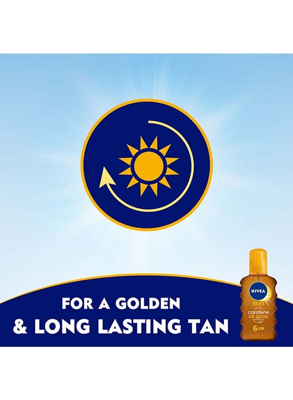 Nivea Carotene Oil Spray SPF6+, 200ml