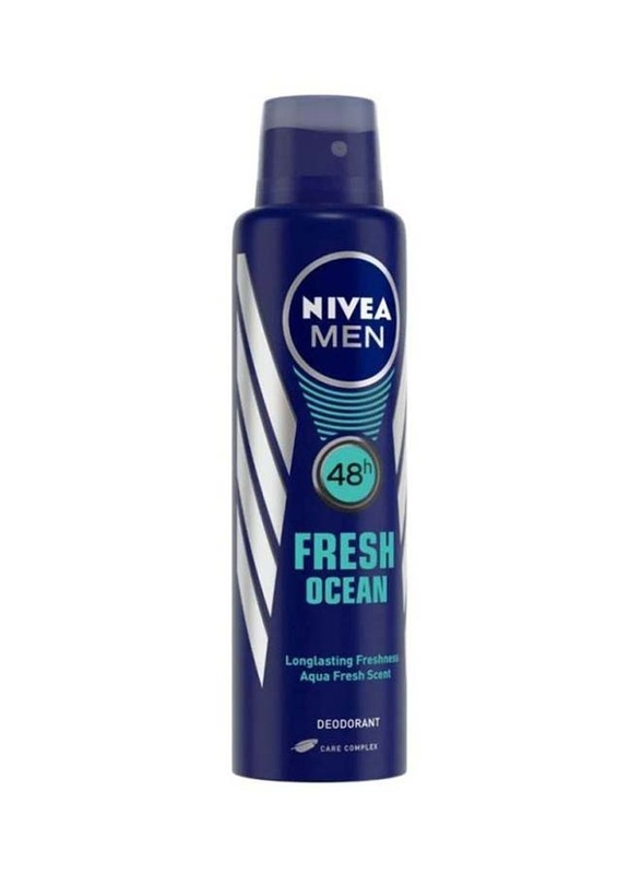 Nivea Fresh Ocean Deodorant Spray for Men, 150ml, 2 Pieces