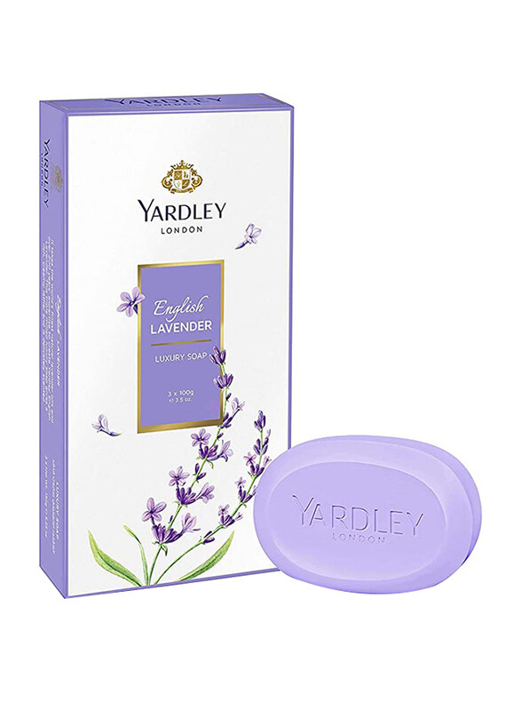 

Yardley London English Lavender Soap, 3 x 150gm