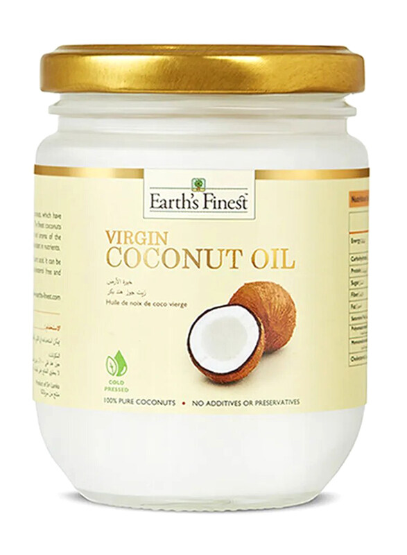 

Earth's Finest Virgin Cold-Pressed Coconut Oil, 200ml