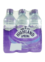 Highland Spring Water Bottle, 6 x 500ml