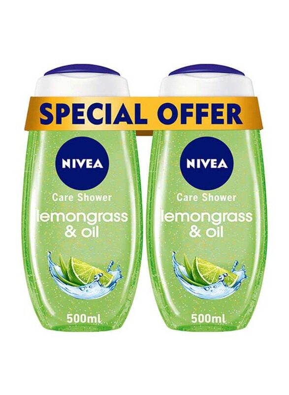 

Nivea Lemongrass And Oil Shower Gel, 500ml, 2 Pieces