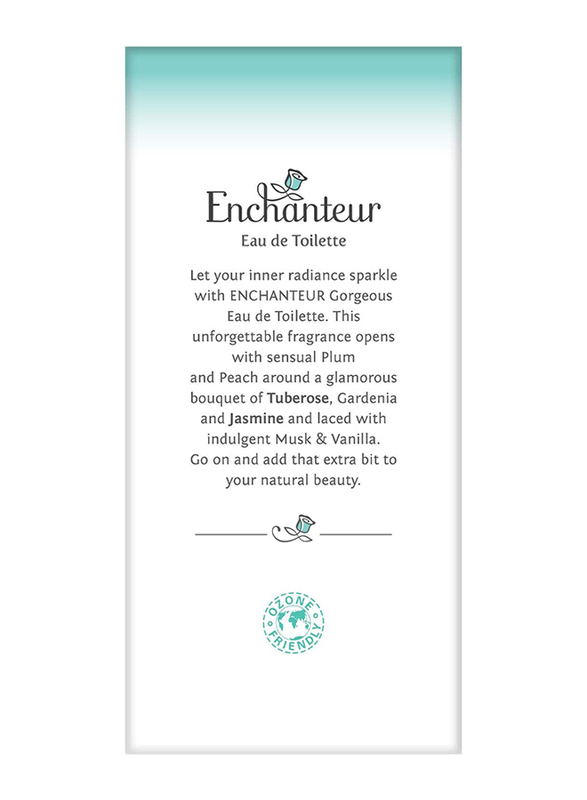 Enchanteur Gorgeous 100ml EDT for Women