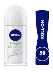 Nivea Fresh Comfort Antiperspirant Deodorant Roll-On for Women, 50ml