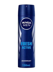 Nivea Fresh Active Quick Dry Deodorant Spray for Men, 150ml