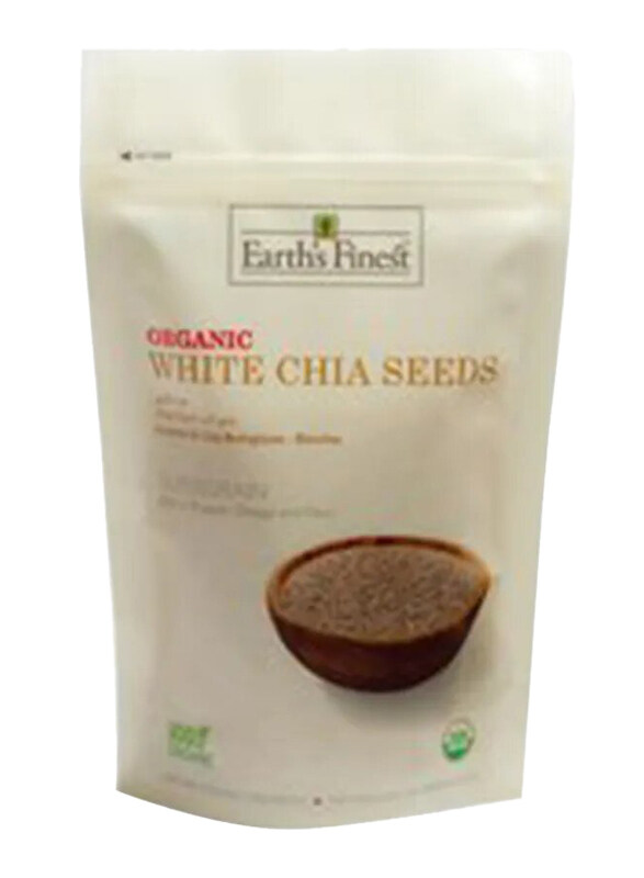 

Earth's Finest Organic Gluten Free White Chia Seeds, 300g
