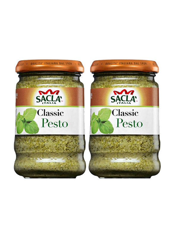 

Sacla Italian Classic Pesto Sauce, 2 Bottle x 380g