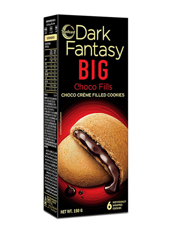 

Sunfeast Dark Fantasy Big Choco Fills Chocolate Cookies, 150g