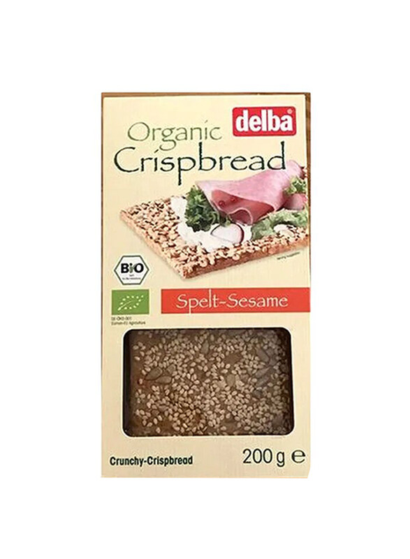 

Delba Organic Spelt Sesame Crisp Bread, 200g