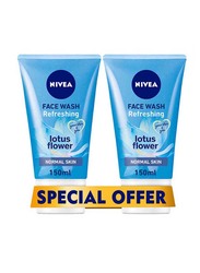 Nivea Refreshing Face Wash, 150ml, 2 Pieces