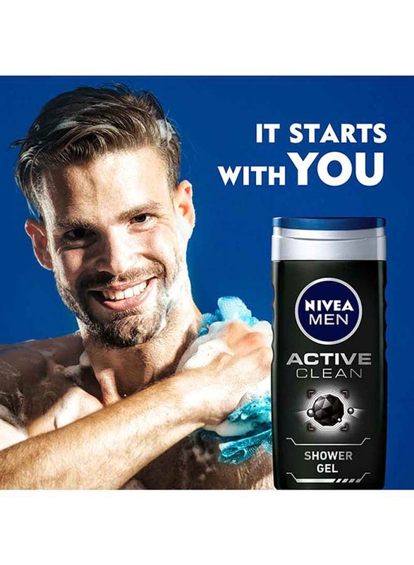 Nivea Active Clean Shower Gel, 250ml