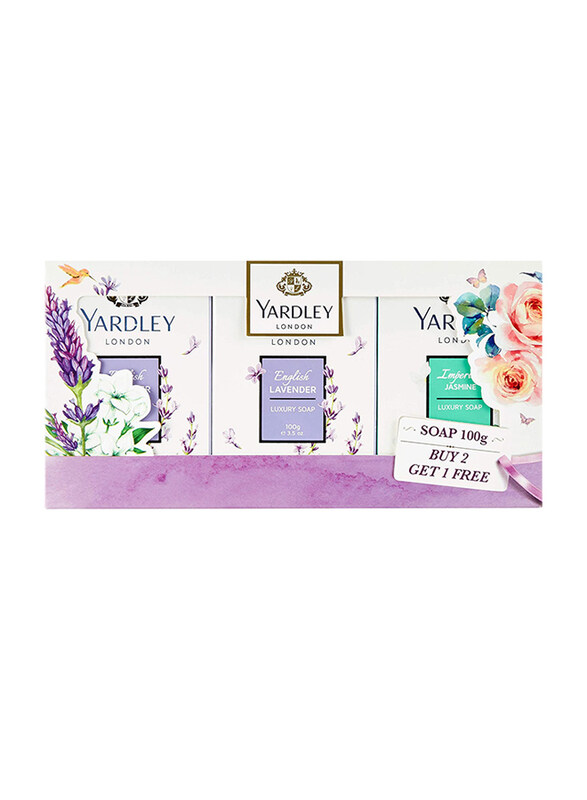 

Yardley London Soap Tri Pack Saver, 3 x 100g