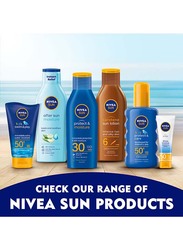 Nivea 150ml Sun Kids Swim & Play Sun Lotion with UVA & UVB Protection, SPF 50+ for Kids, Dark Blue/Yellow