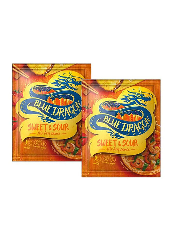 Blue Dragon Sweet and Sour Stir Fry Sauce, 2 x 120g