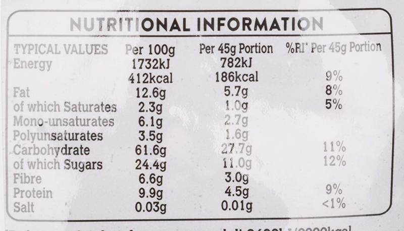 Jordans Raisins & Almonds Crunchy Oat Granola, 750g