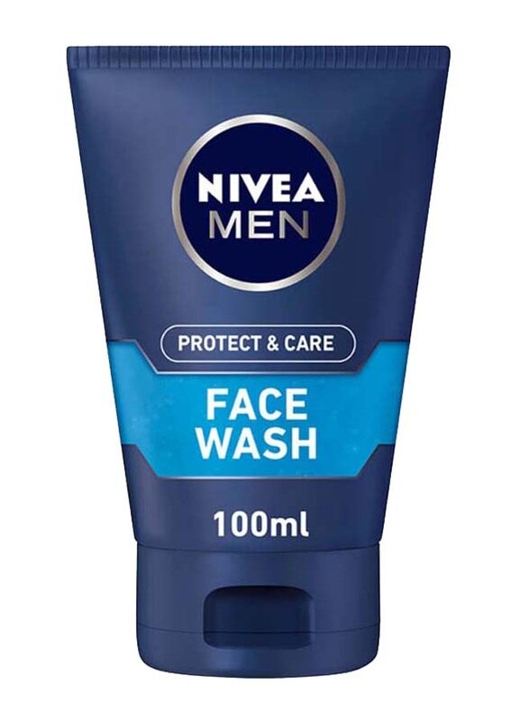 Nivea Protect and Care Refreshing Face Wash for Men with Aloe Vera, 100ml