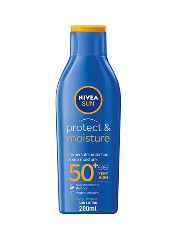 Nivea Protect & Moisture Sun Lotion SPF 50+, 200ml