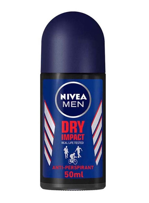 Nivea Dry Impact Plus Antiperspirant Deodorant for Men, 50ml