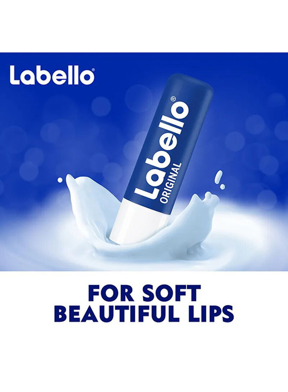 Labello Original Moisturizing Lip Balm with Shea Butter, 4.8gm, 2 Pieces