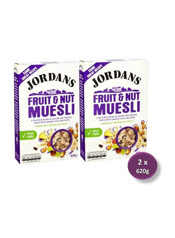 

Jordans Fruit & Nut Muesli, 2 x 620g