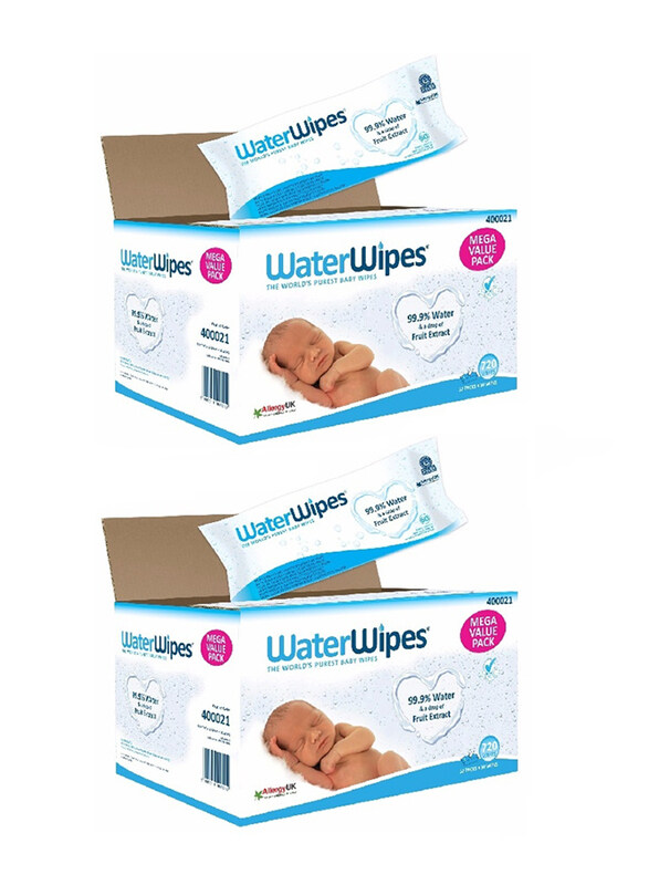 

Water Wipes Waterwipes 1440 Pieces Mega Value Wipes Pack for Baby, Newborn, White