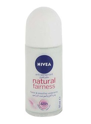 Nivea Natural Fairness Roll-On Deodorant, 50ml 