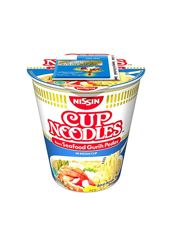 Nissin Spicy Seafood Flavor Cup Noodles, 75g