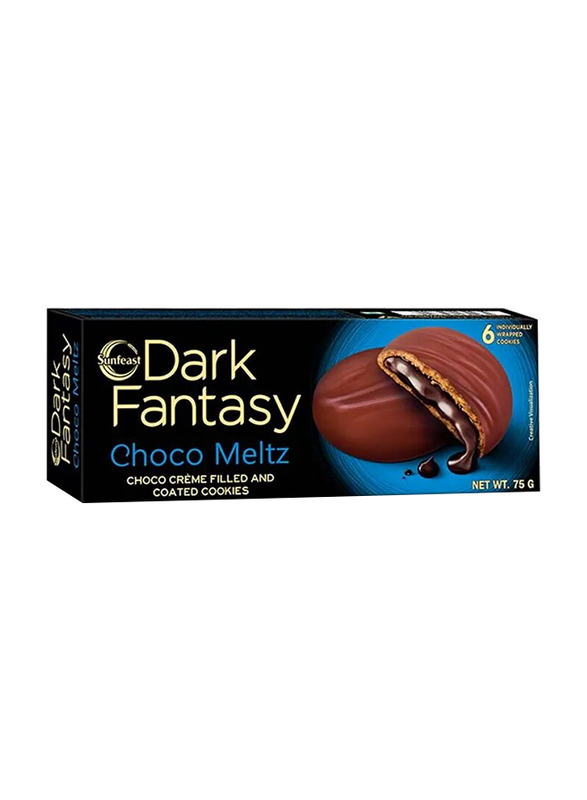Sunfeast Dark Fantasy Choco Meltz Cookies, 3 x 75g