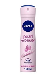 Nivea Pearl & Beauty Antiperspirant Spray for Women, 150ml 