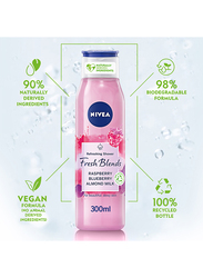 Nivea Raspberry Blueberry and Almond Milk Shower Gel, 300ml