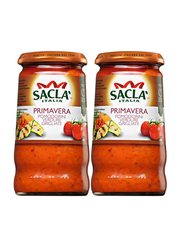 

Sacla Italian Classic Primavera Tomato & Roasted Sauce, 2 Bottle x 350g