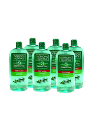 Green Cross Isopropyl Alcohol Antiseptic-Disinfectant with Moisturizer, 6 Pieces x 500ml