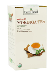 Earth's Finest Organic Mint Moringa Herbal Tea, 25 Tea Bags x 1.5g