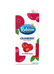 Rubicon No Added Sugar Cranberry Fruit Drink, 1 Liter