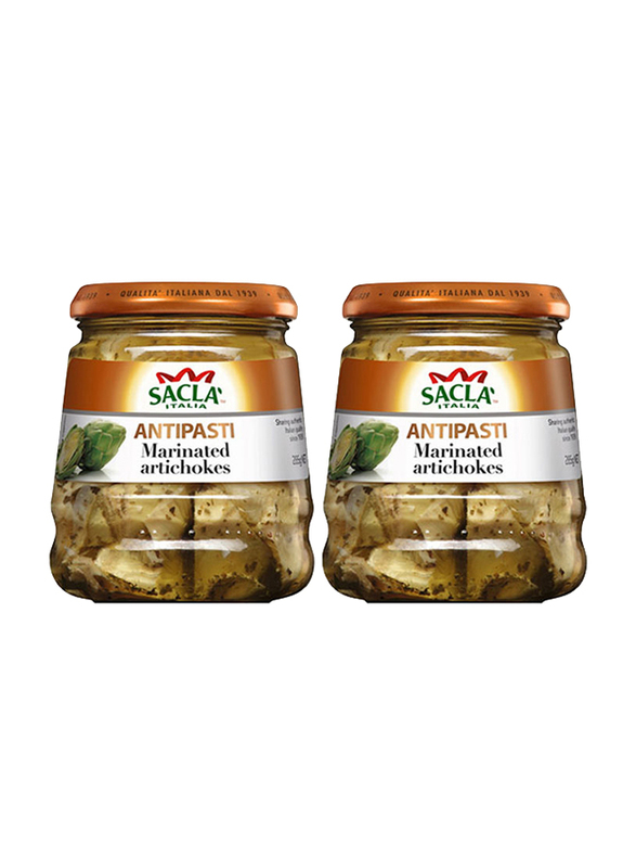 Sacla Italian Antipasti Artichokes Pickle, 2 Bottle x 285g