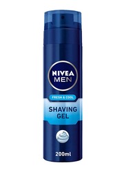 Nivea Men Fresh & Cool Shaving Gel, 200ml