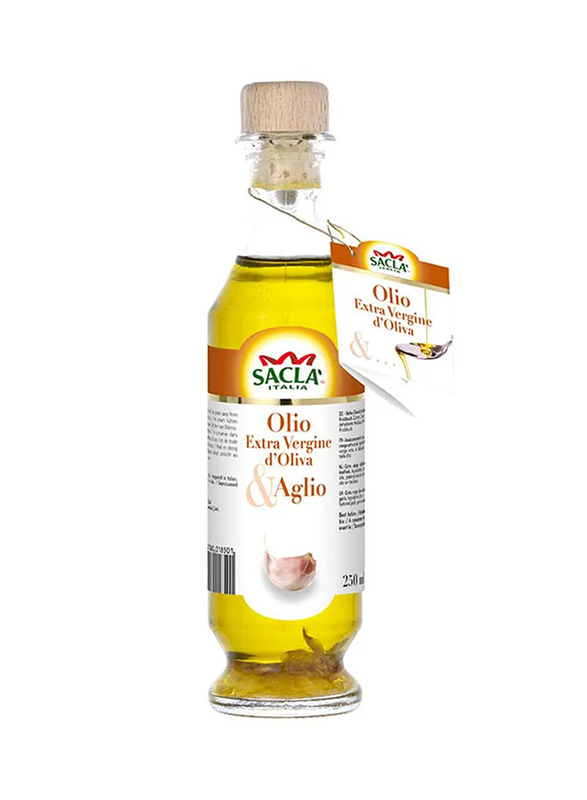 Sacla Italia Extra Virgin Olive & Garlic Oil, 250ml