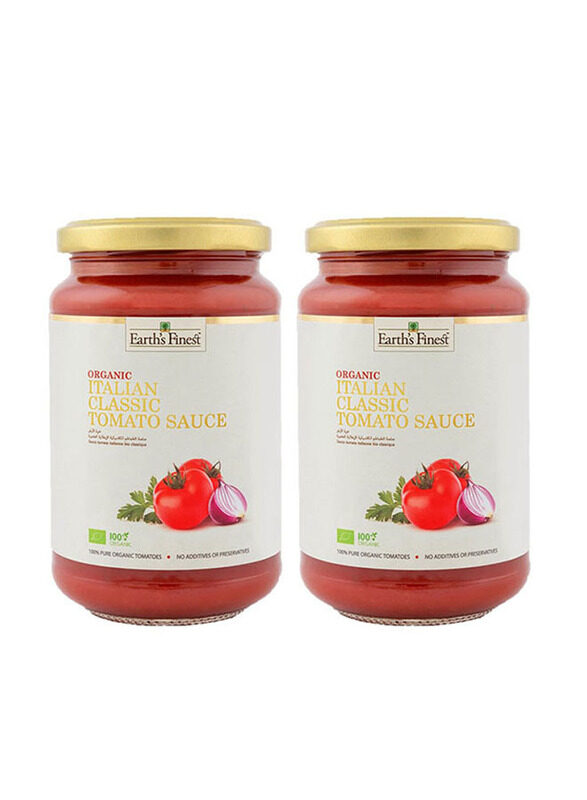 

Earth's Finest Organic Italian Classic Tomato Sauce, 2 Pieces x 340g